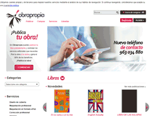 Tablet Screenshot of obrapropia.com